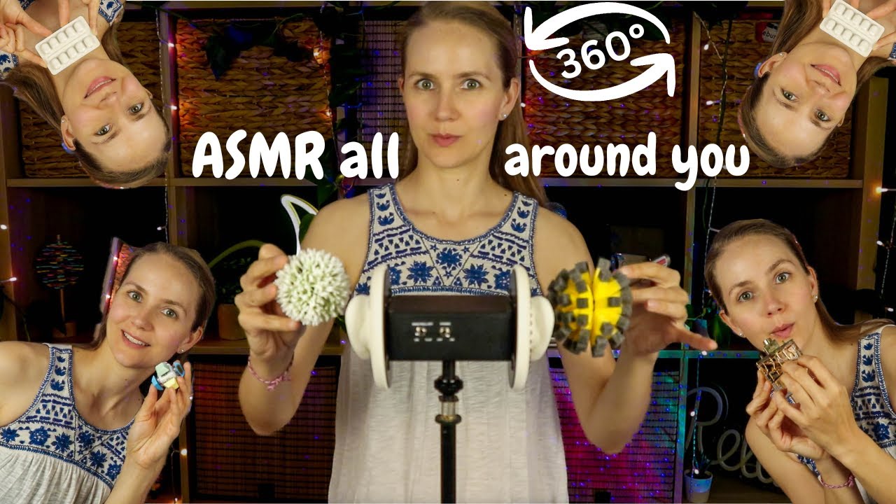 360° Binaural ASMR Sounds | Triggers All Around You
