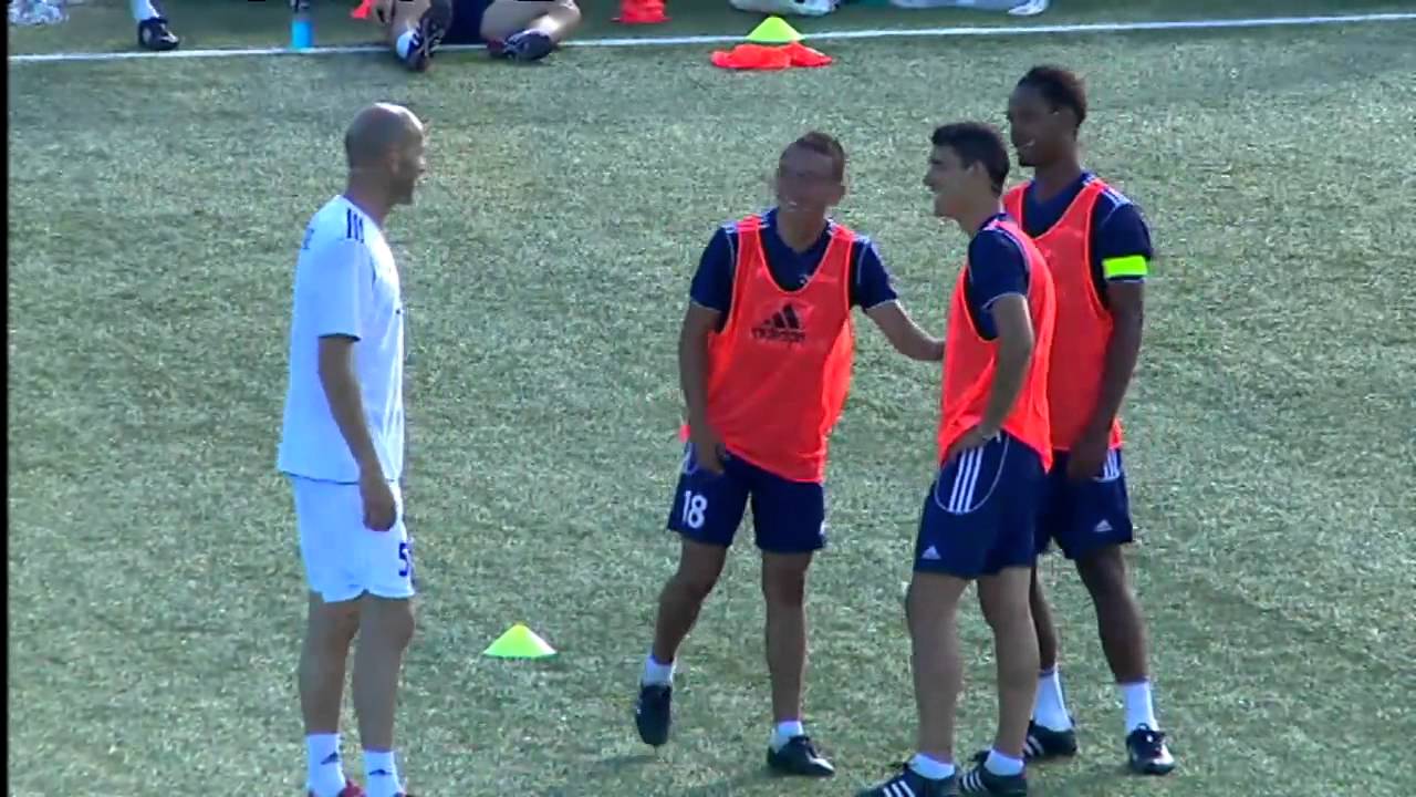 Zidane desvela su secreto a los cracks