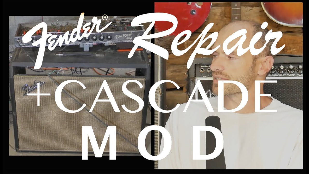 1965 Fender Blackface Tremolo Repair+Cascade Mod Pt #2 @110 volts