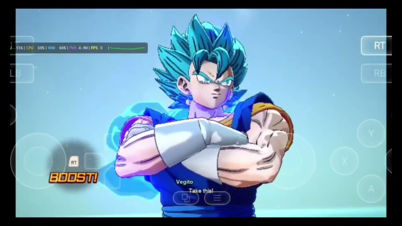 DRAGON BALL: Sparking! ZERO : Super Saiyan Blue (Vegito) Vs Cell (Perfect Form)
