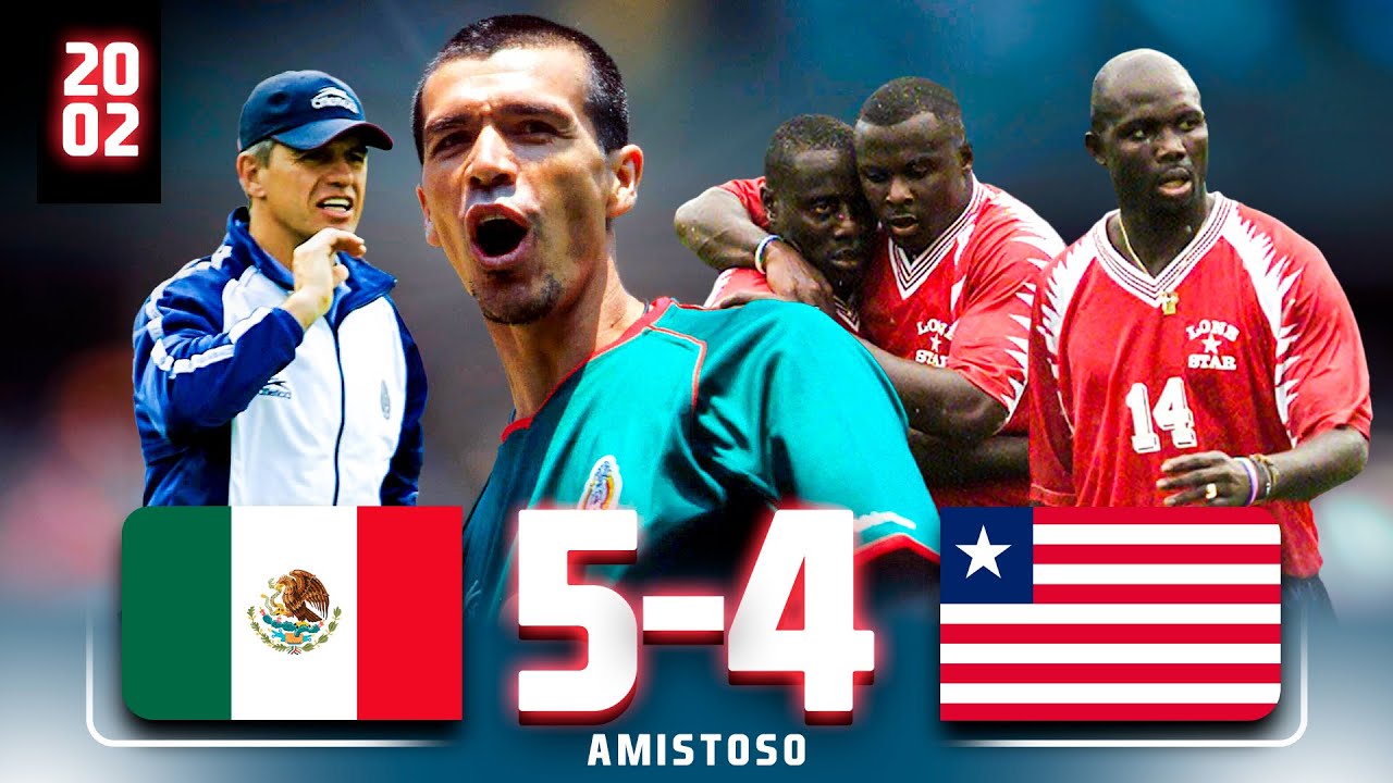 MÉXICO vs LIBERIA Amistoso 2001 🦈 George Weah en el Pirata Fuente