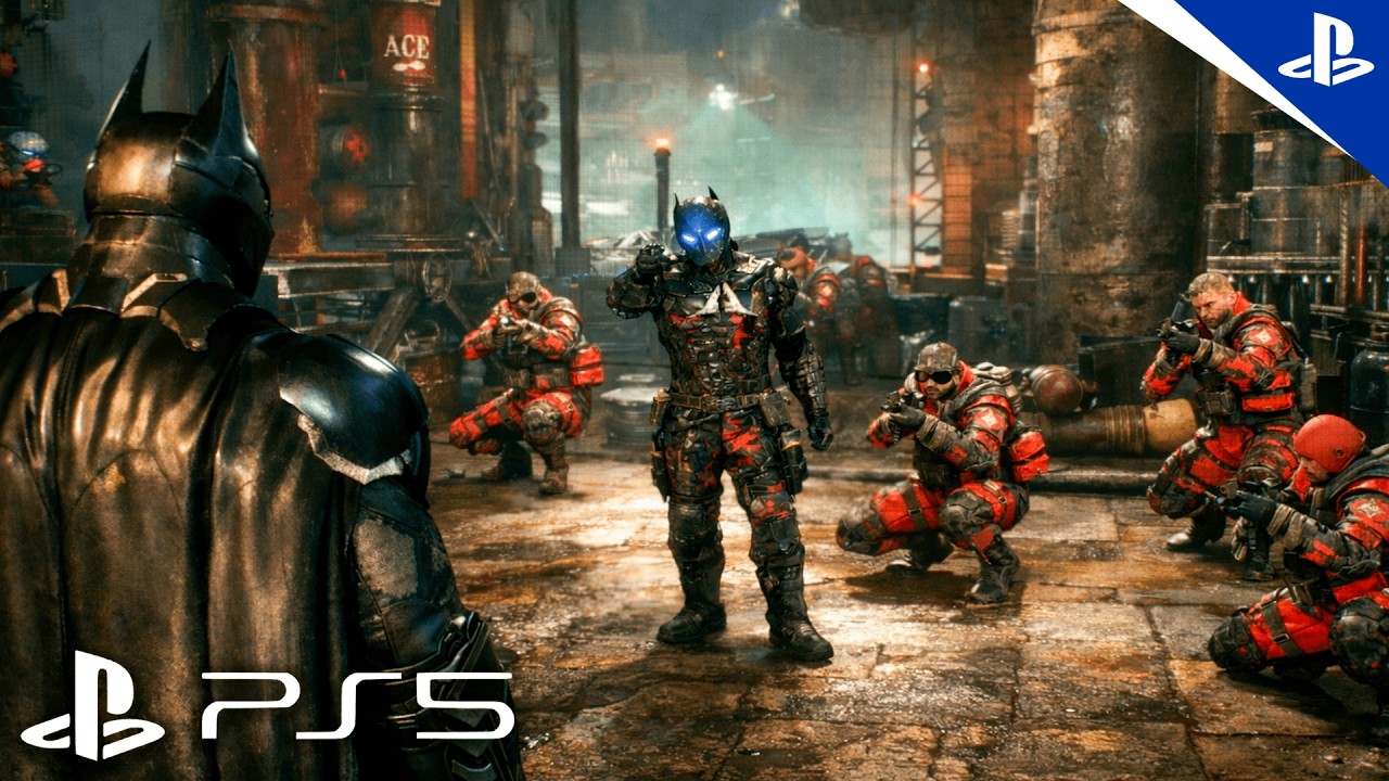 (PS5) Batman Arkham Knight: O ENCONTRO COM O CAVALEIRO DE ARKHAM | Gráficos Realista [4K 60FPS HDR]
