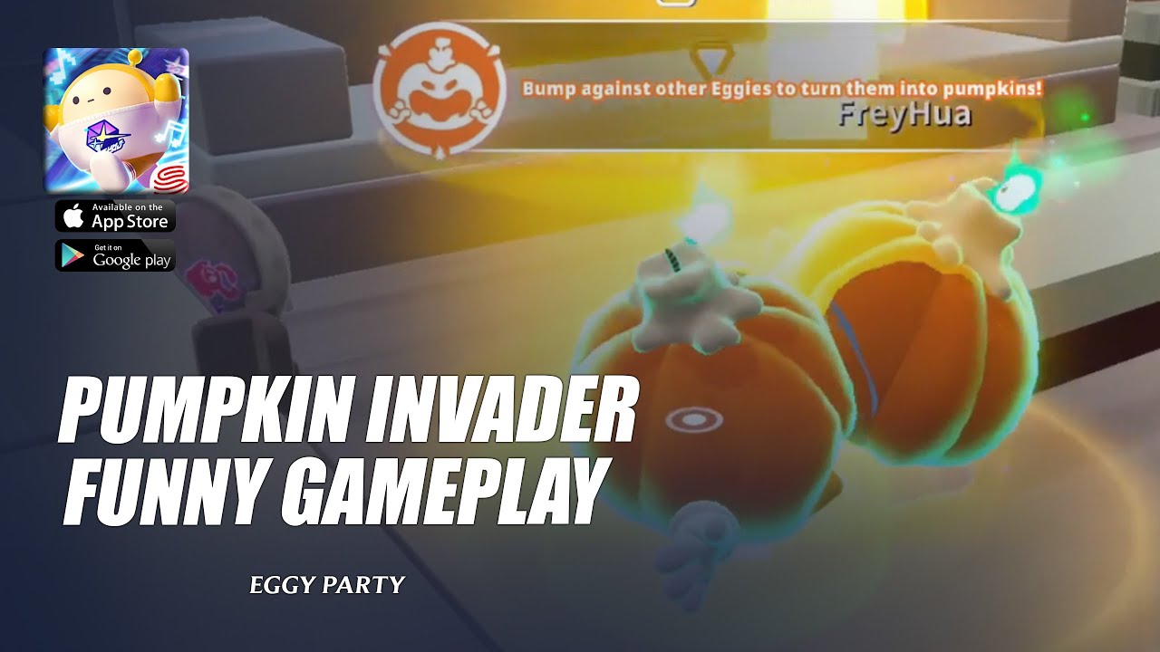 Pumpkin Invader Funny Game Mode | Eggy Party