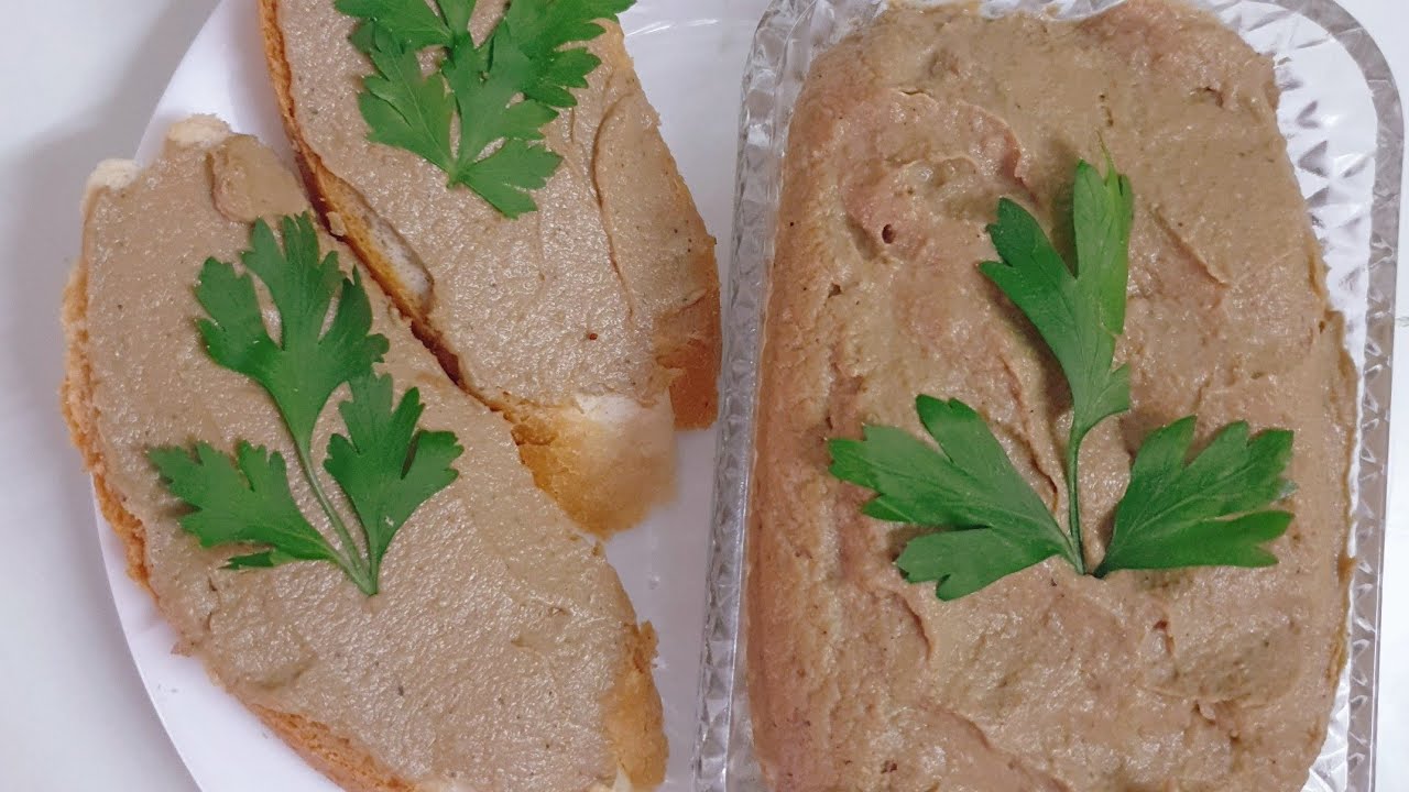 Pateu din ficat de pui/ Паштет из куриного печень