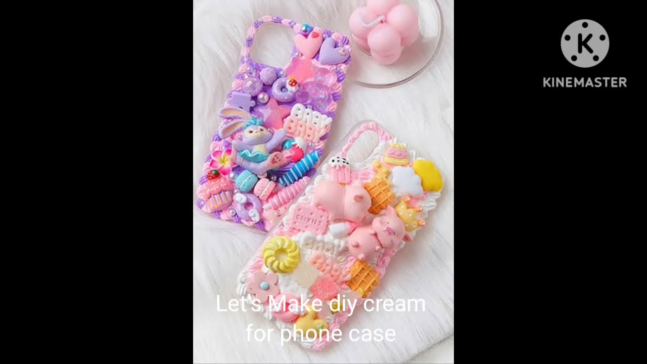 DIY Cream Glue Phone Case ✨ | Easy & Stylish Design Idea