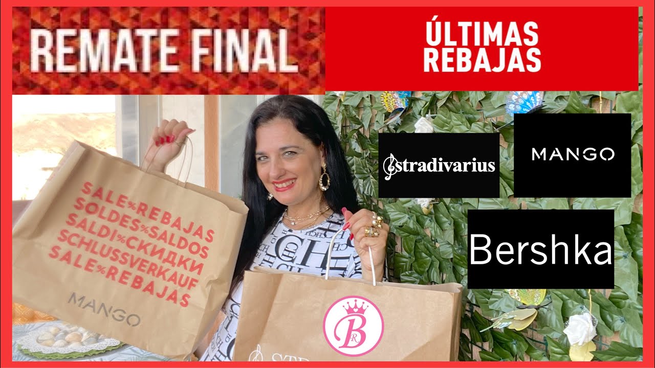 🛍 REMATE FINAL REBAJAS VERANO || Bershka, Stradivarius, Mango || TRY ON || Shopping con Bel&eacute;n