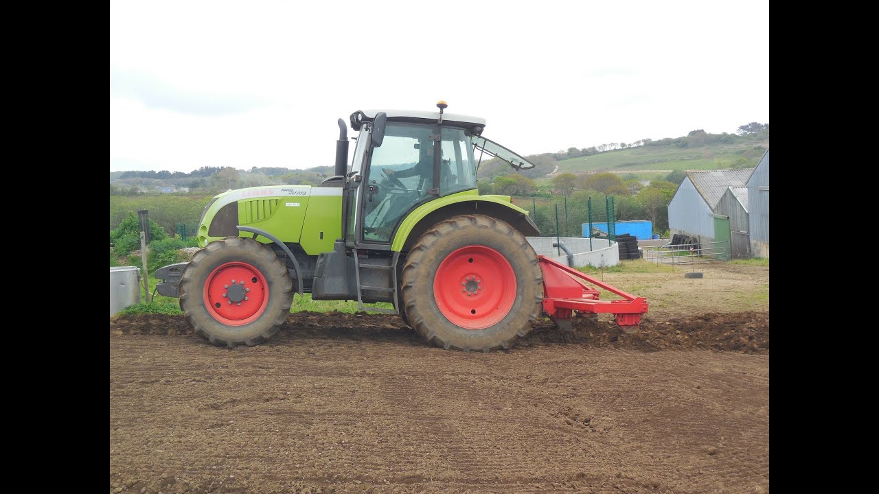 Décompactage 2014 claas ares 617 atz et pichon