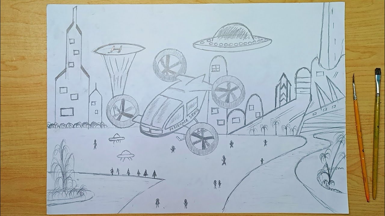 My vision for India in 2047 drawing |In the next 25 years my India Azadi ka amrut mahotsav poster