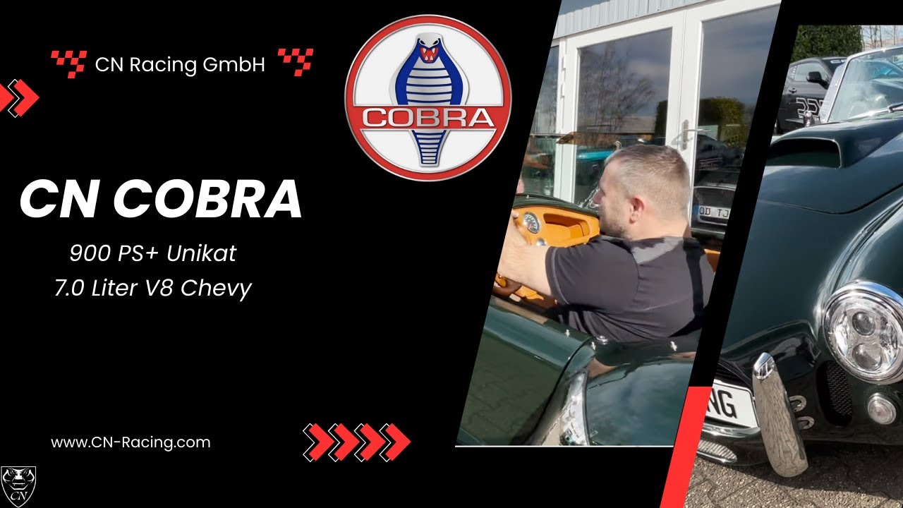900 PS CN Cobra Unikat - 7.0 Liter V8 - Aus dem Winterschlaf