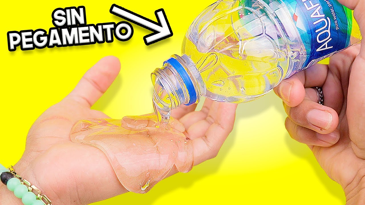 SLIME DE AGUA! 💦 SIN PEGAMENTO NO Borax WATER SLIME!