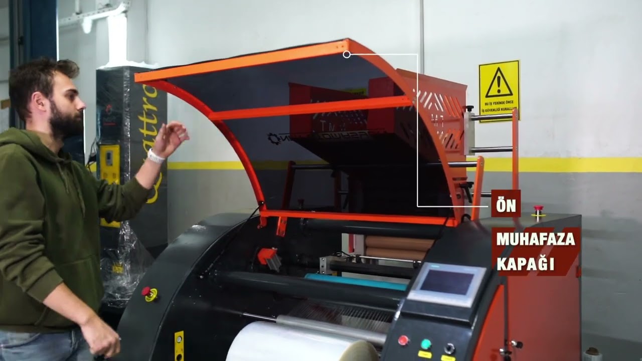 STREÇ FİLM AKTARMA MAKİNESİ ( STRECH FILM REWINDER MACHINE ) NMT OTOMASYON