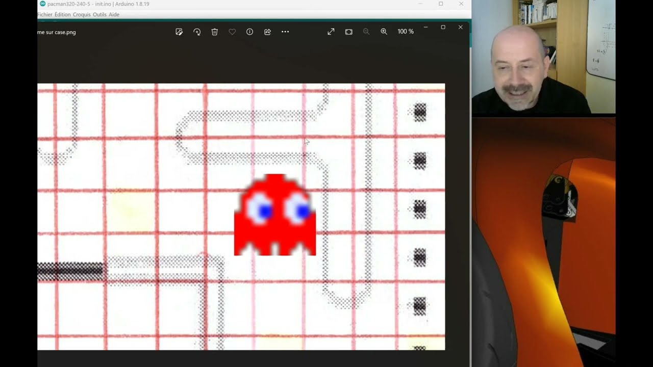 PACMAN sur Arduino ESP 32 et TFT 320x240: la gestion du plateau.