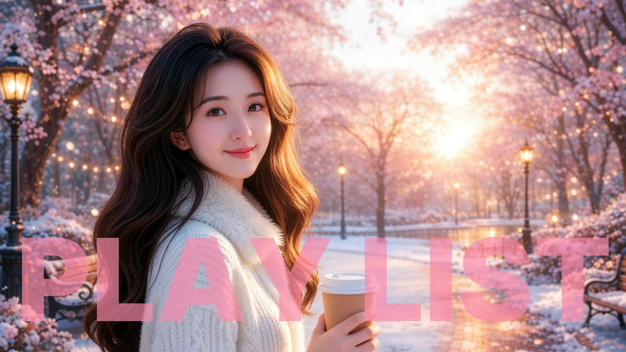 𝙥𝙡𝙖𝙮𝙡𝙞𝙨𝙩✨(중간광고❌) 🌸겨울과 봄이 같은 빛을 닮는 순간🌷눈꽃과 봄꽃이 공존하는 계절에 들어보세요~☕  #카페음악 #봄음악 #지금듣기좋은 #일상플리 #무드음악