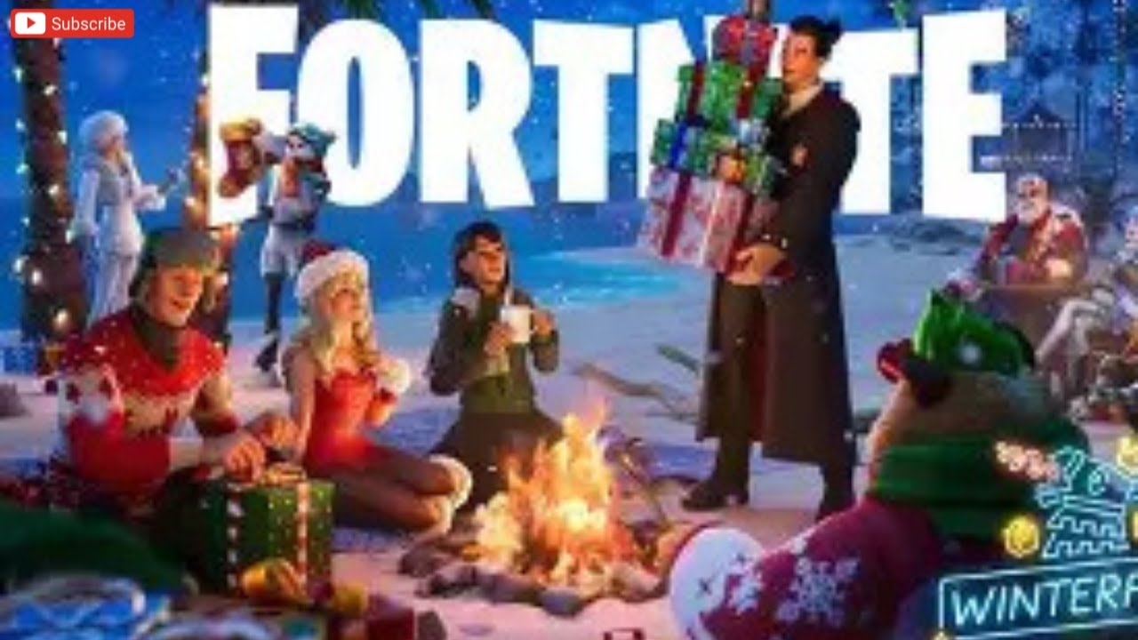 Fortnite WINTERFEST update GAMEPLAY!!!!