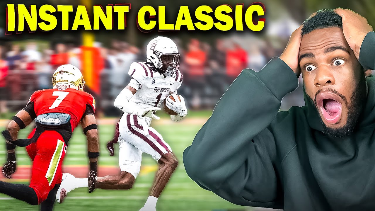 The Biggest Rivalry In HS Football Went Down To The Wire!! (Don Bosco vs Bergen Catholic)