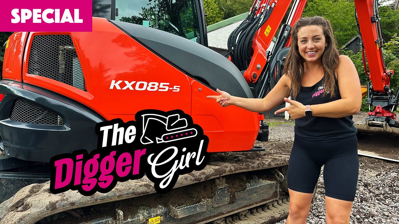 NEW Kubota KX85-5 Review - The Digger Girl