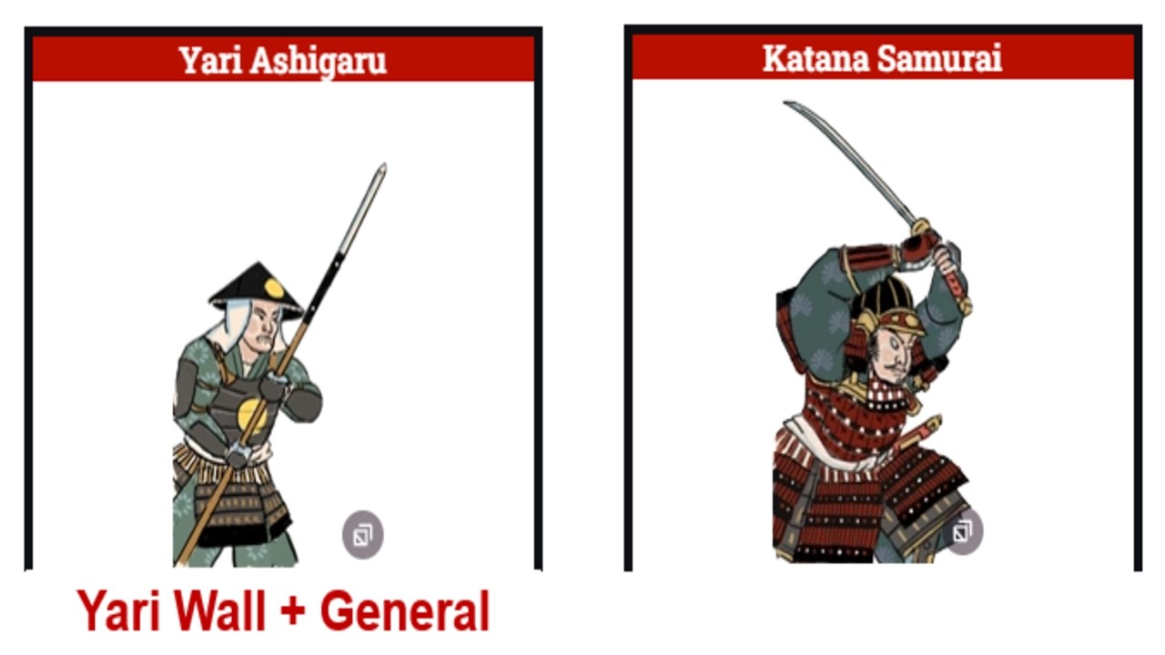 Total War: SHOGUN 2 1vs1: Yari Ashigaru (Yari Wall + General) vs Katana Samurai