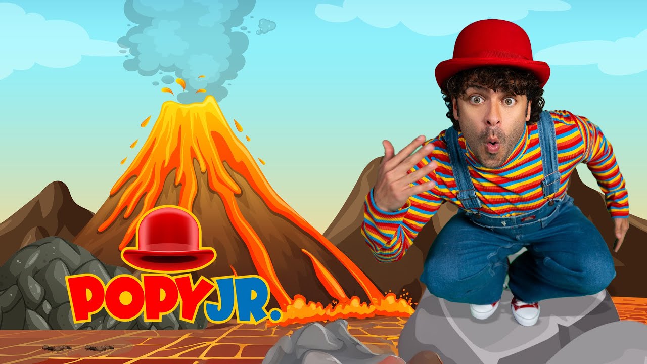 "El Piso Es Lava" 🎇🌋 Salta, Brinca y Gira No Te Quedes Quieto | Popy Jr. Para Niños.
