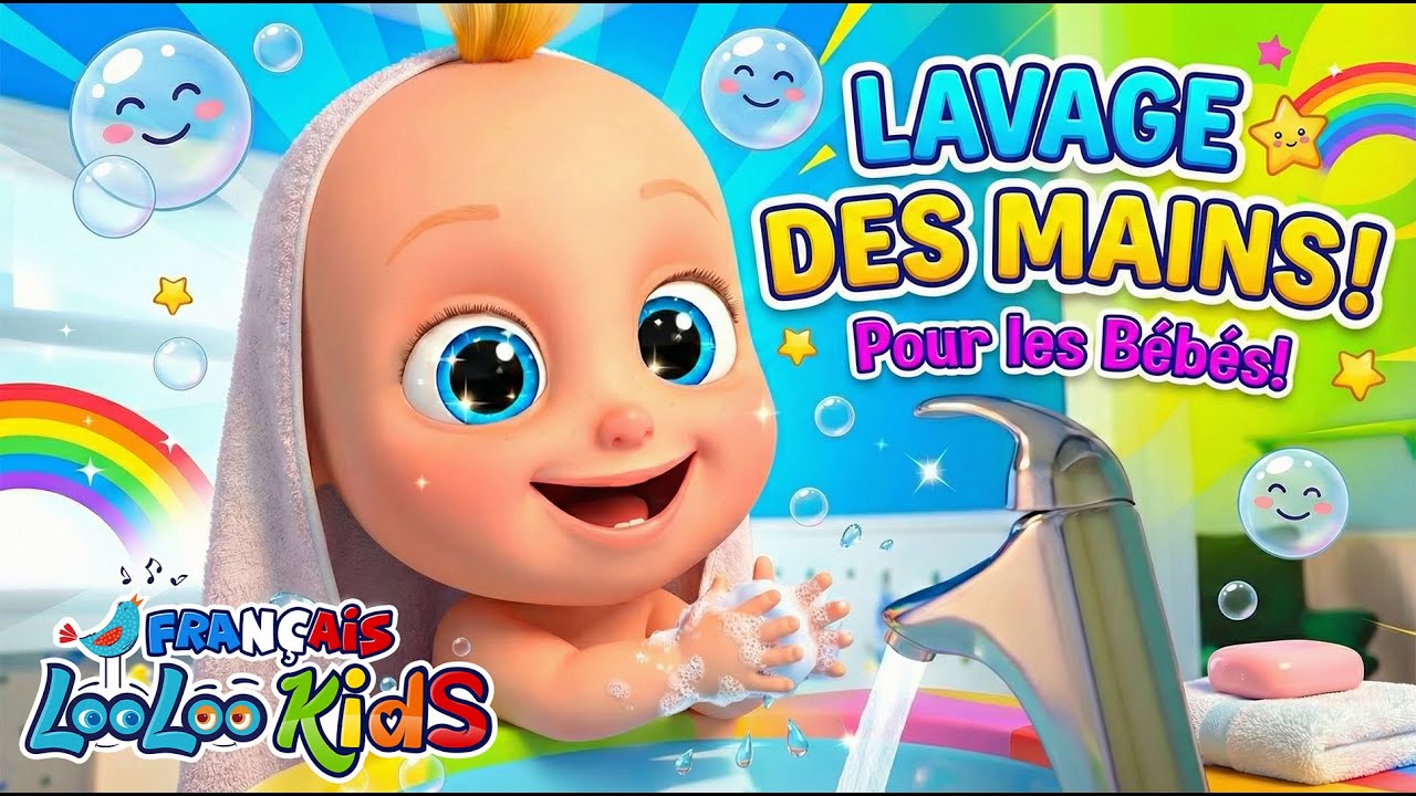 Lave Tes Mains comptine bébé - Chansons Pour Les Petits - Comptines Bébé - LooLoo Kids Français
