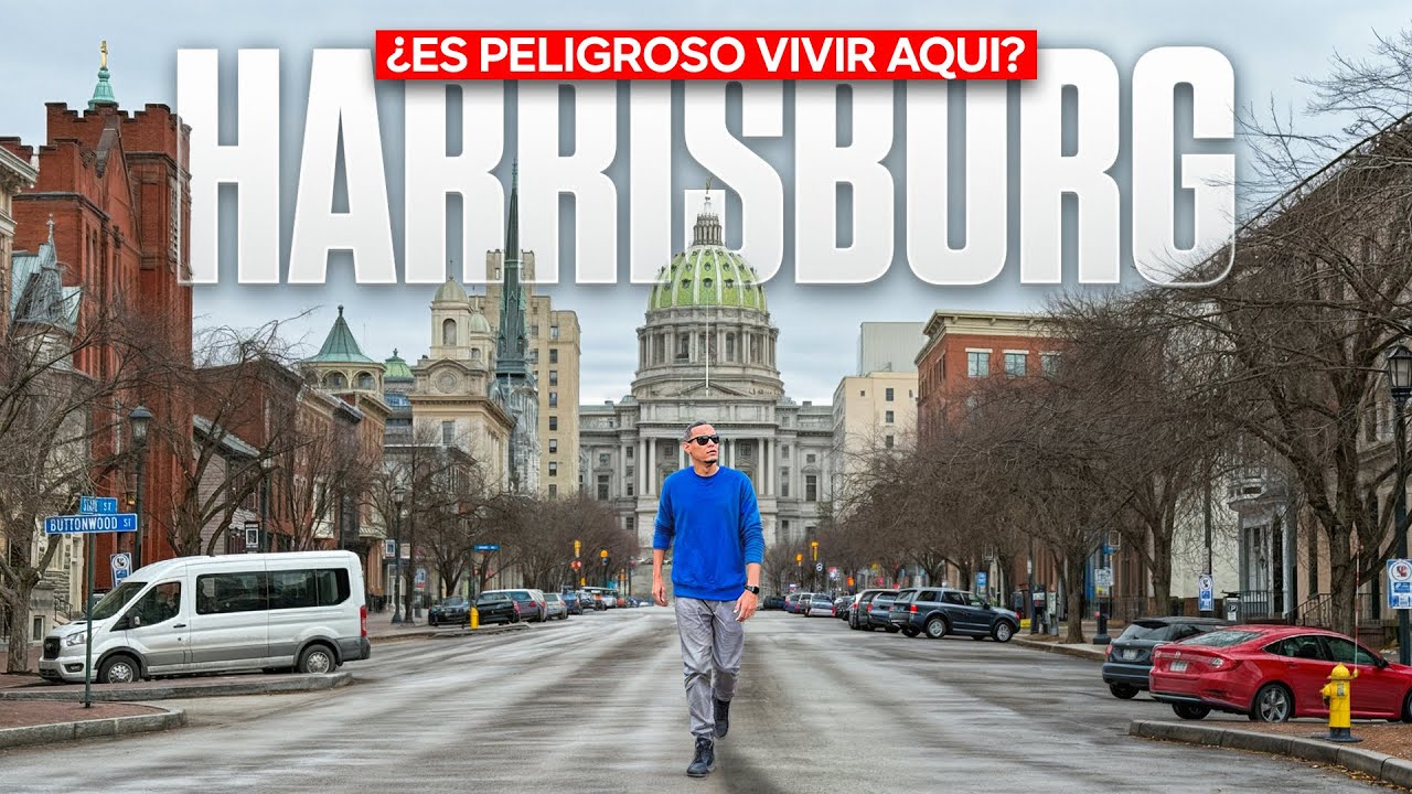 Así es vivir en la capital de PENSILVANIA 🇺🇸 HARRISBURG