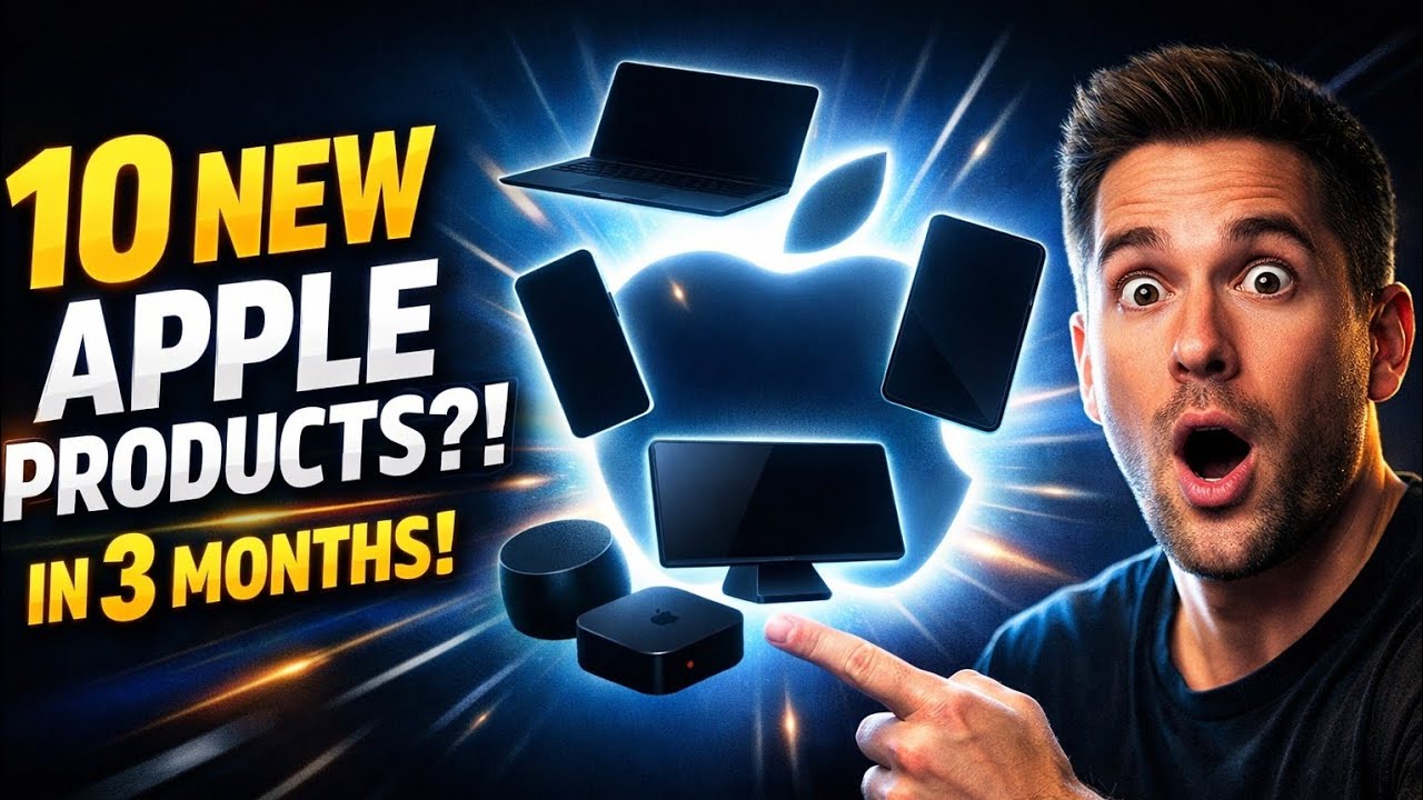 Apple 2026 LEAKS: 10 New Products in 3 Months?! iPhone 17e, M5 MacBook Pro & 12” MacBook 