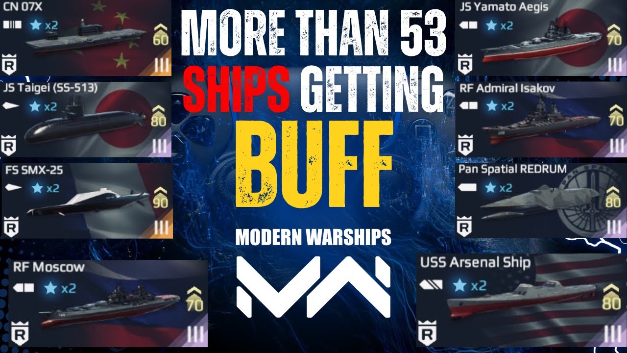Огромное усиление для кораблей 🔥 - Modern Warships