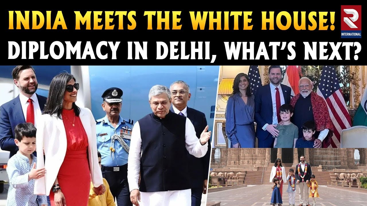 US VP J.D. Vance Begins India Visit | PM Modi meets JD Vance | Usha Vance | RTV #trumptariffs