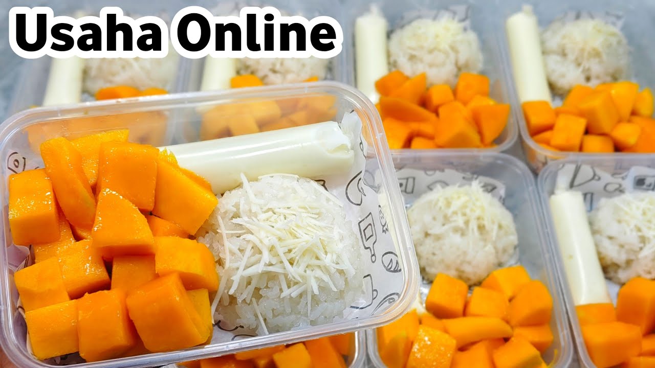 IDE BISNIS DI KAMPUNG LARIS MANIS TANJUNG KIMPUL‼️OLAHAN MANGGA TERBAIK.. MANGGO STICKY RICE