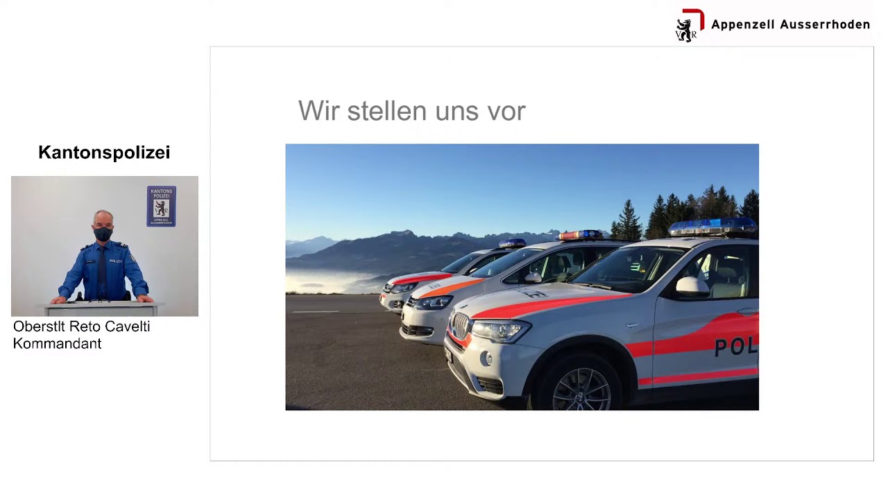 Infoabend der Kantonspolizei Appenzell Ausserrhoden