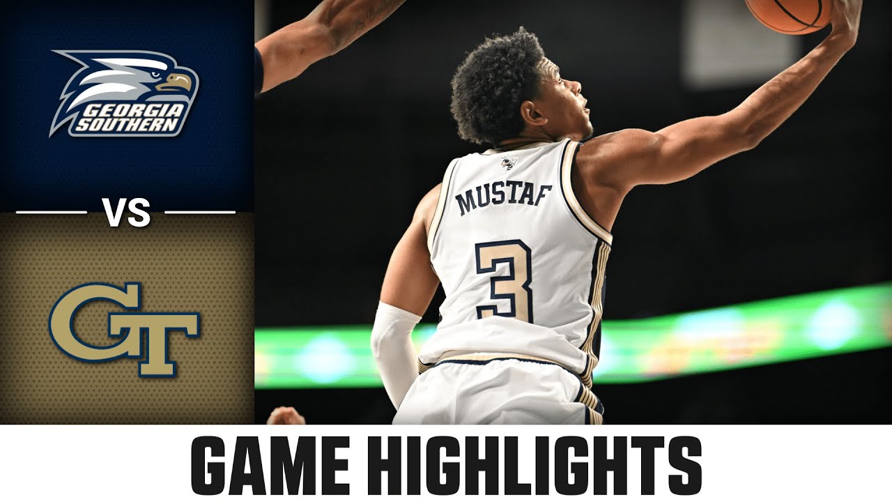 Georgia Southern vs Georgia Tech Game Highlights | 2025-26 ACC Men's Basketball