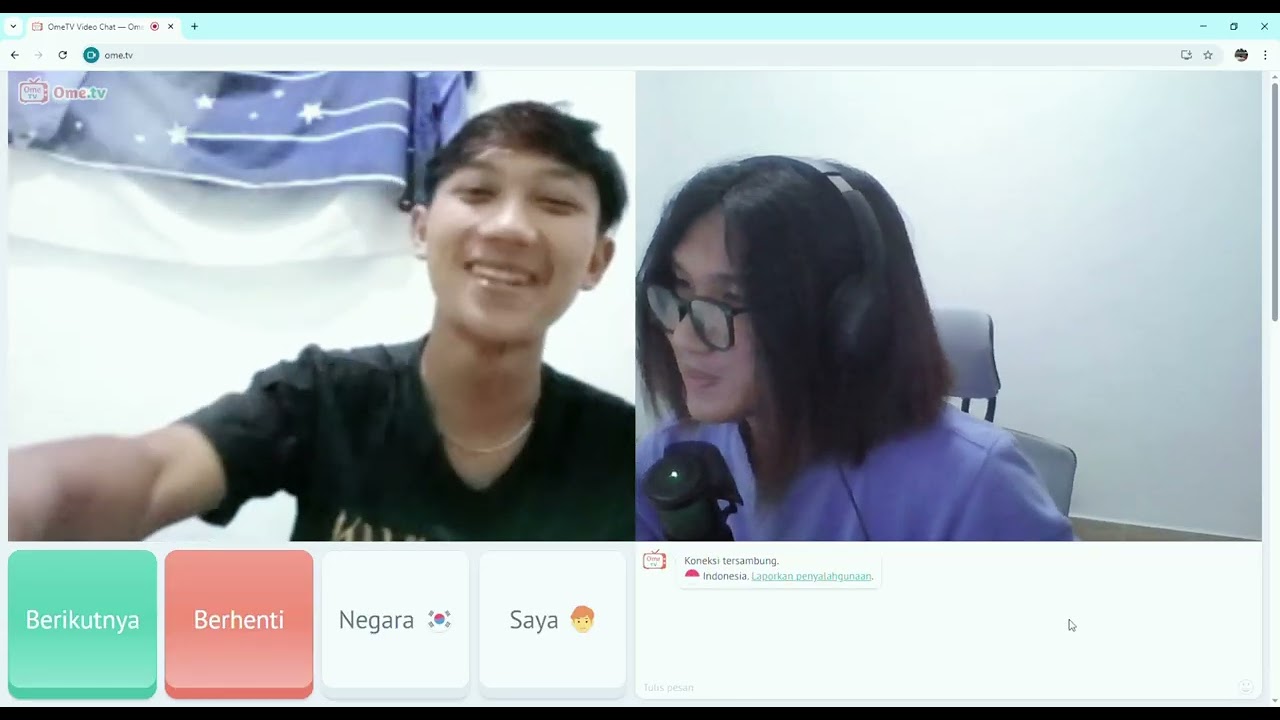 PRANK OMETV Part 4. meniru suara cewe dan dapat korban cuy.......