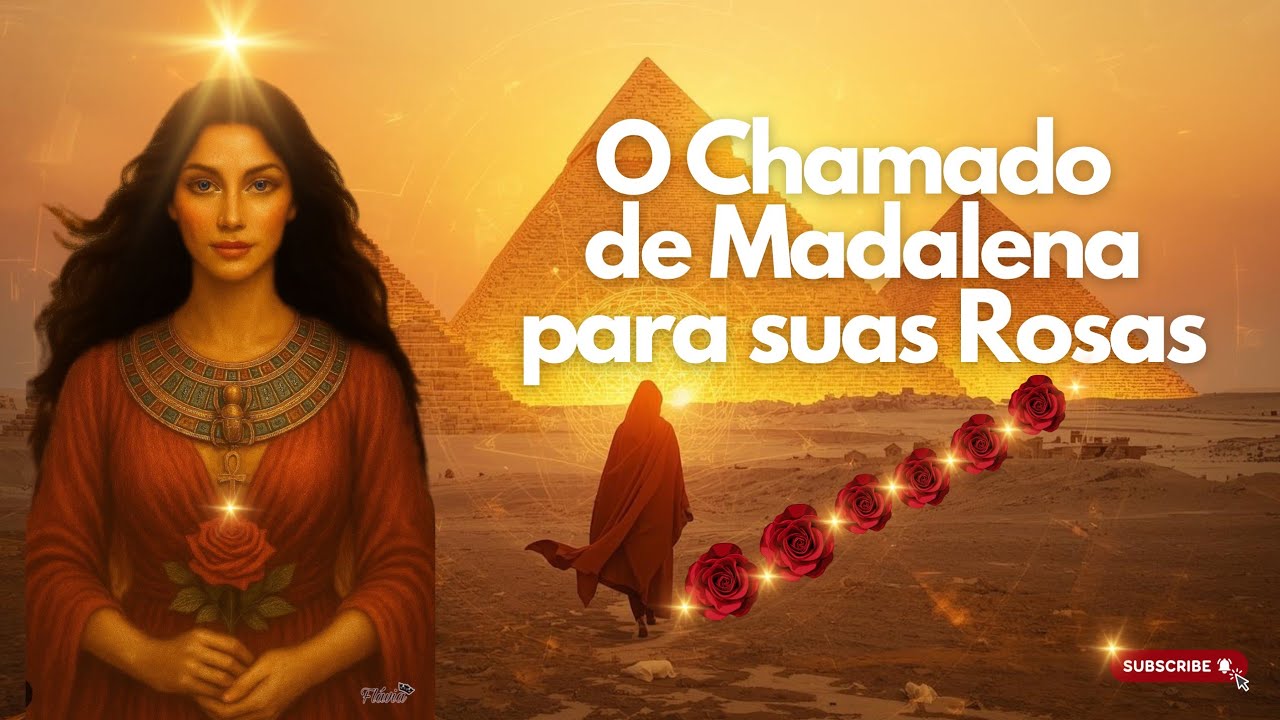 Como Madalena está conectada ao seu despertar para ascensão + Meditação O Encontro das Rosas🌹