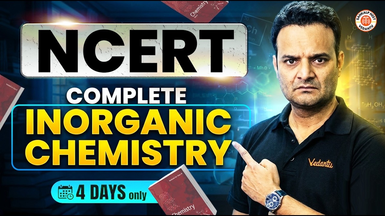 Complete NCERT Inorganic Chemistry in 4 Days | ReNEET 2026 | Sarvesh Sir