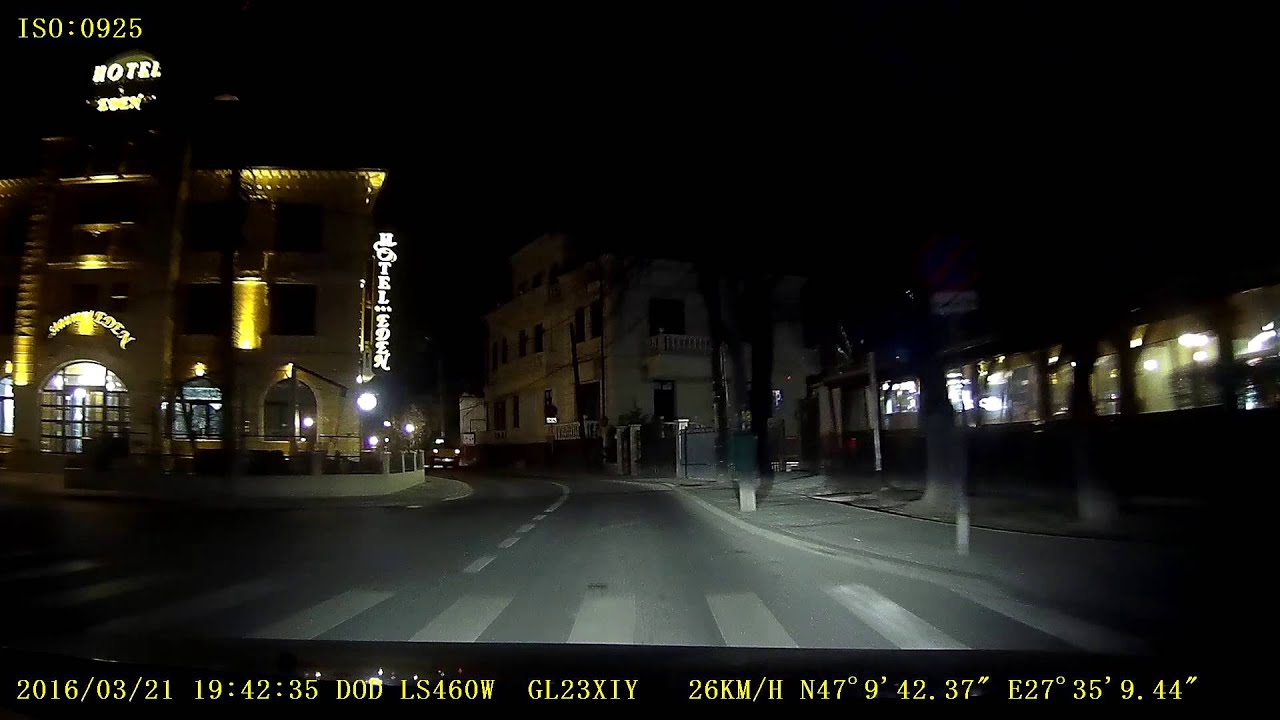 First city night video (low light bonus) (DOD LS460W)