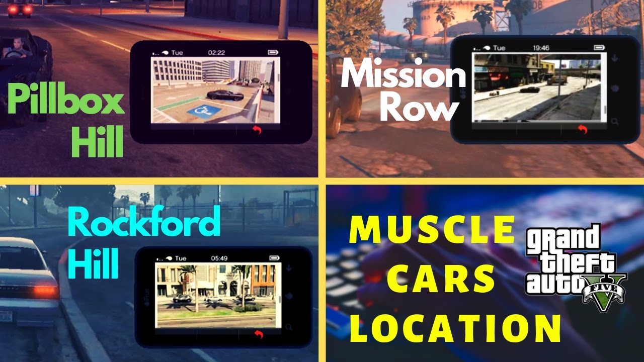 4 muscle cars mission (GTA 5)