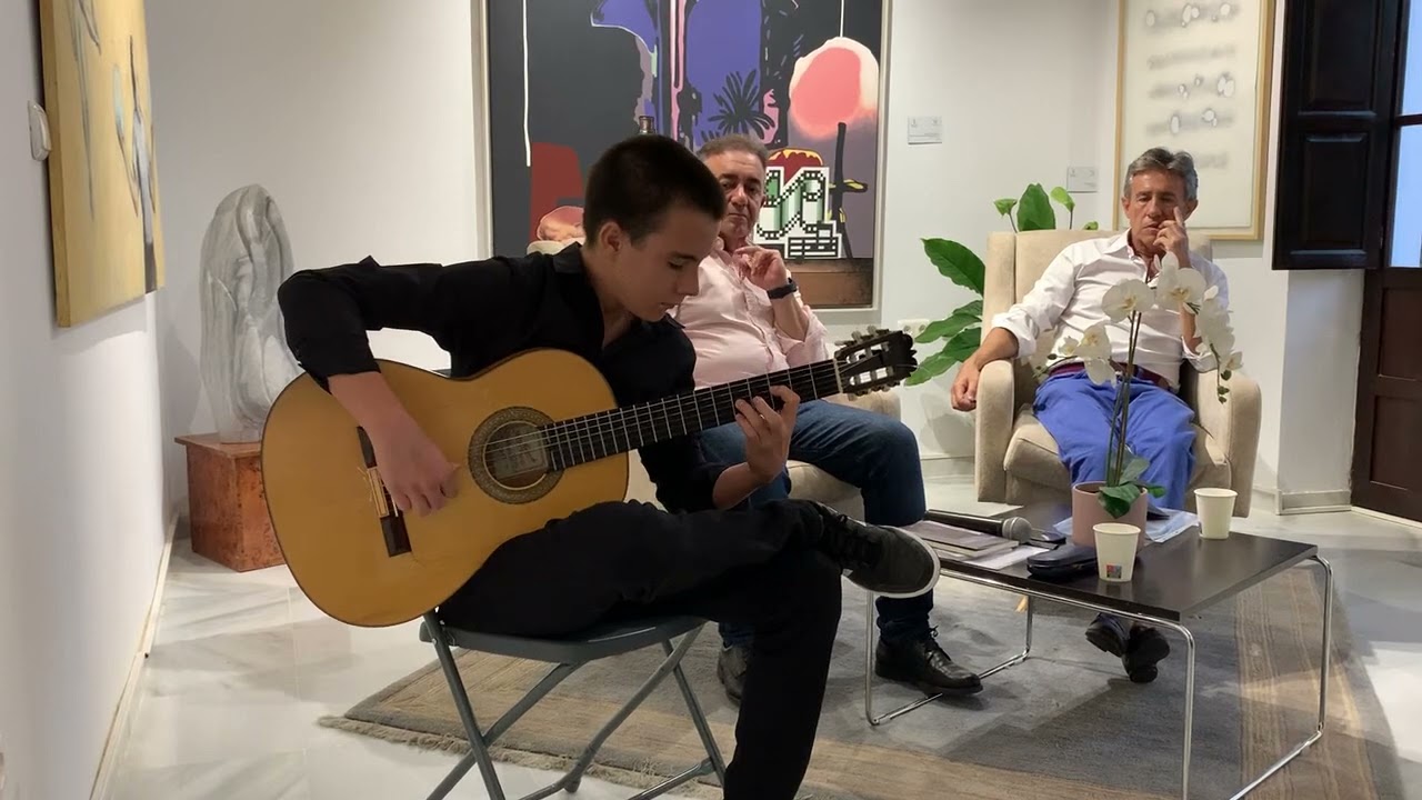 Javier Arcos en la casa de las Tejerinas
