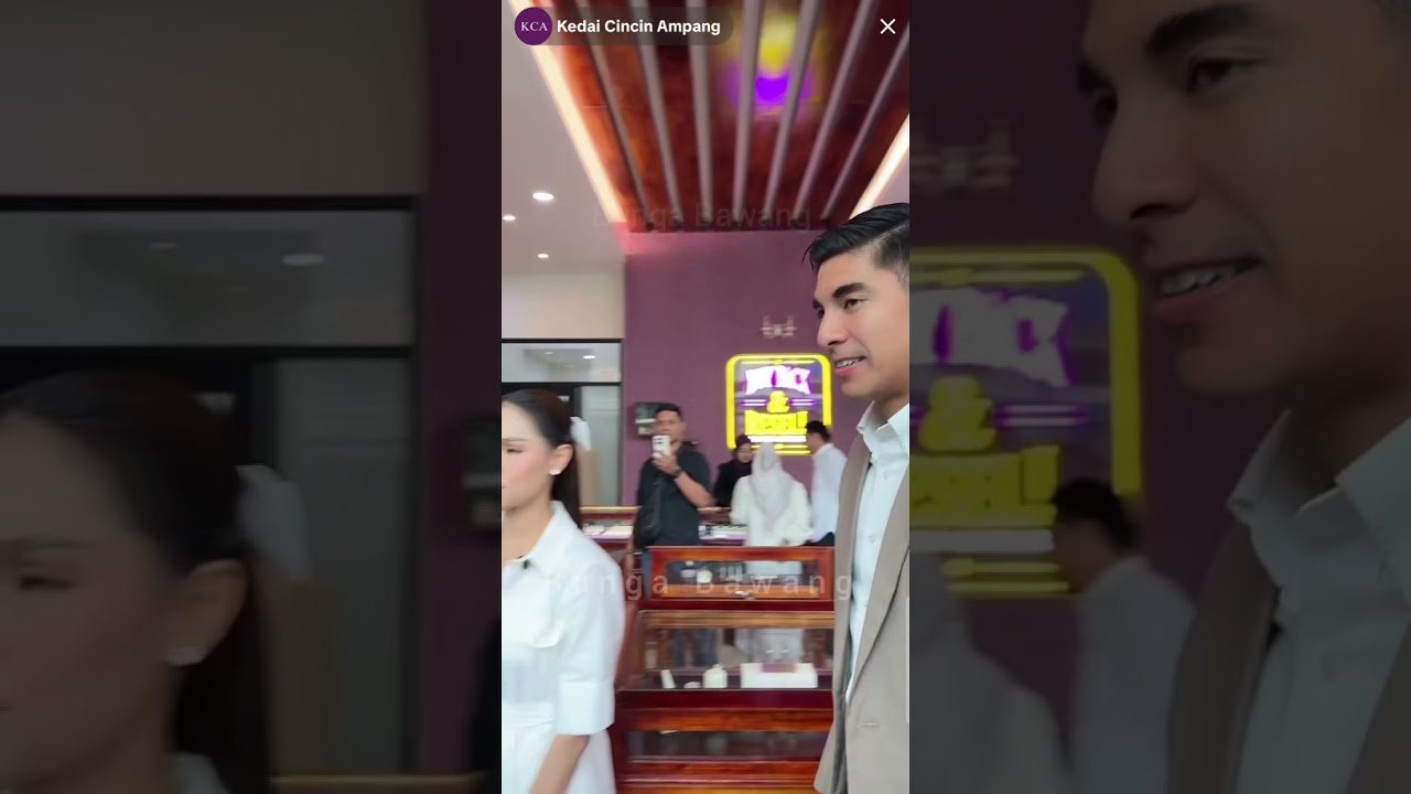 Syed Saddiq & Bella Astillah Meet & Greet di Kedai Cincin Ampang, TTDI Damansara