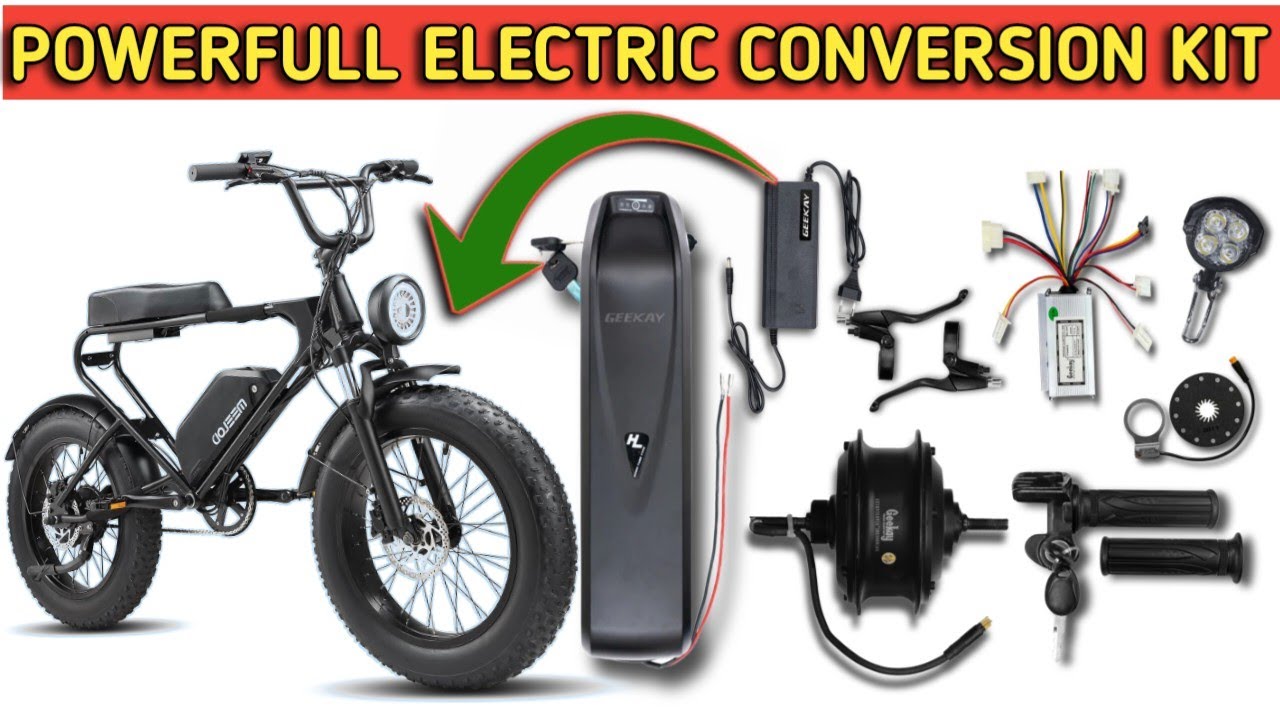 Geekay electric conversion kit for cycle | Review of Conversion kit for cycle | unboxing video