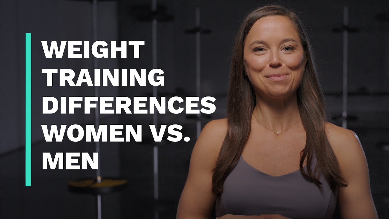 How does weight training differ for women vs. men?