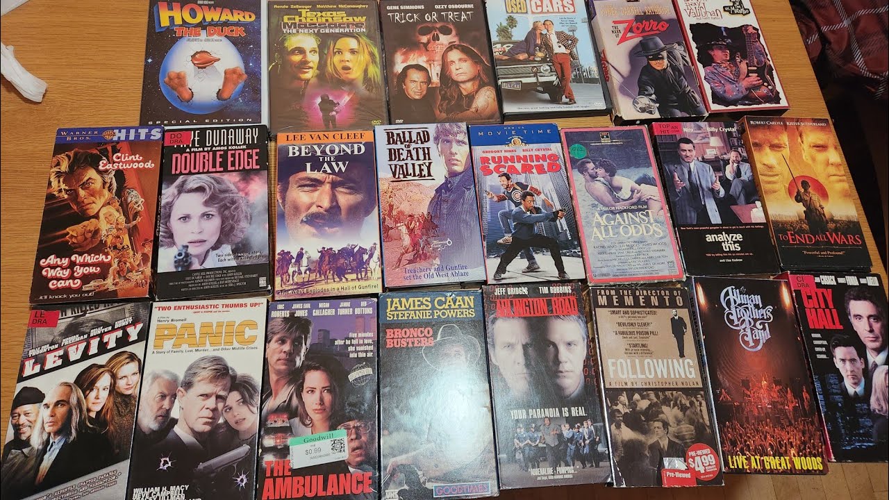 Winter is coming!!  Last Hunt before the snow apocalypse? #moviescollection #thrifting #vhs 