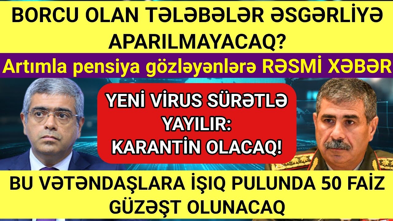SON XƏBƏRLƏR: 28.01.2026 - XƏBƏRLƏR BUG&Uuml;N