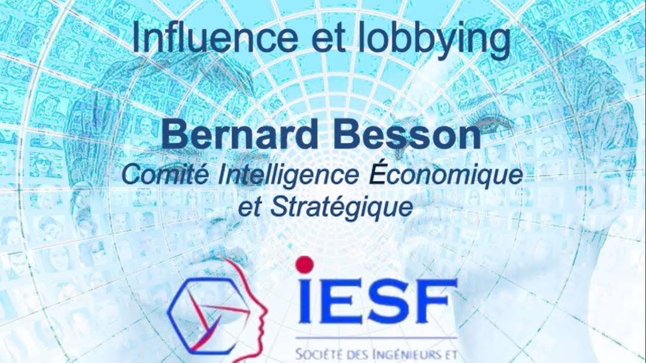 Webinaire Intelligence Economique - Influence et lobbying