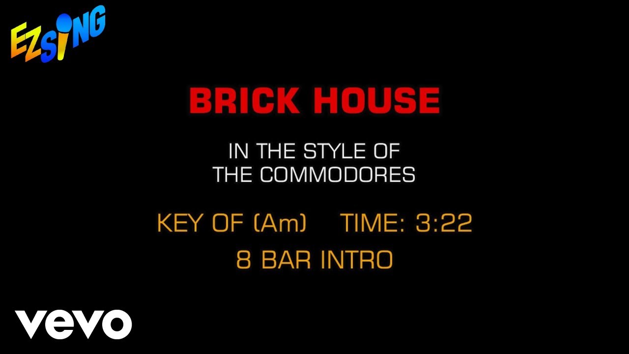 Commodores - Brick House (Karaoke)