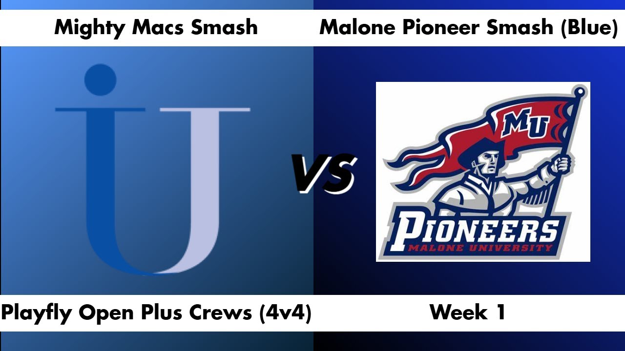 IU vs Malone University 4vs4 Crews Week 1
