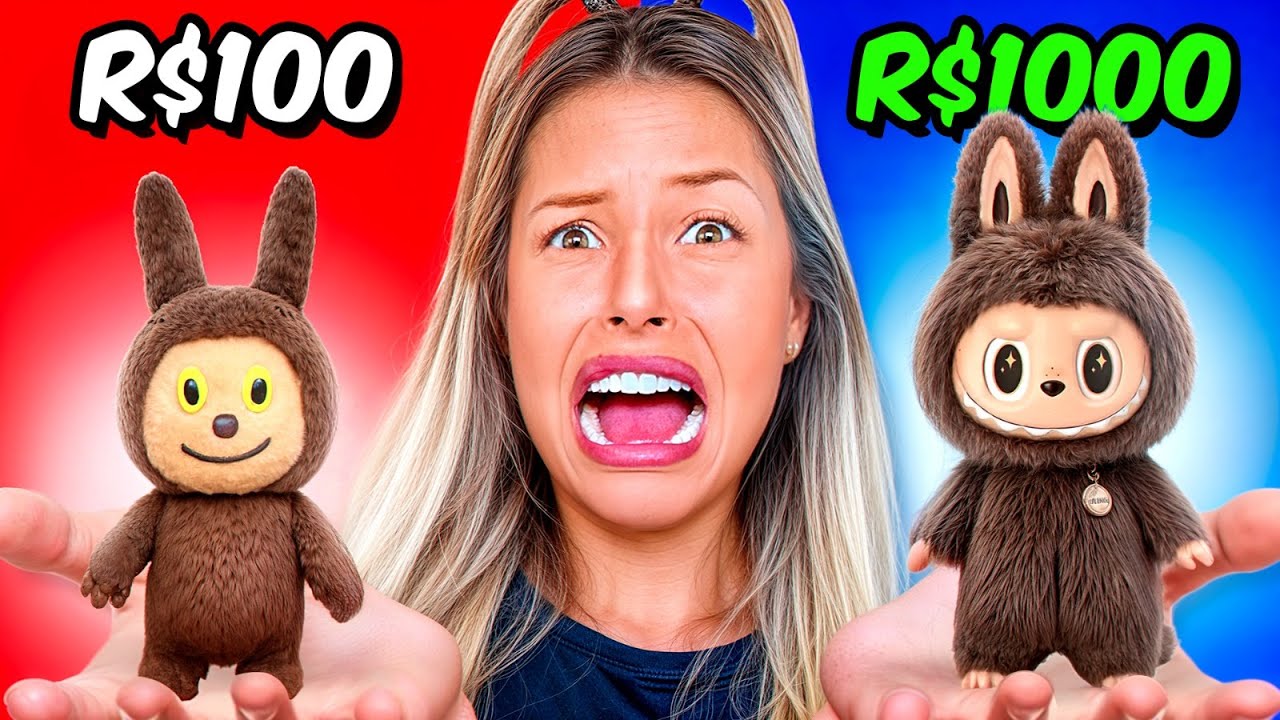 TESTAMOS O LABUBU ORIGINAL VS LABUBU FALSIFICADO !!!