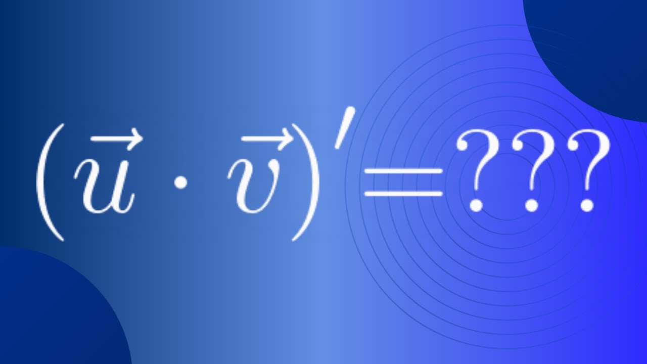 The Properties of Vector Differentiation