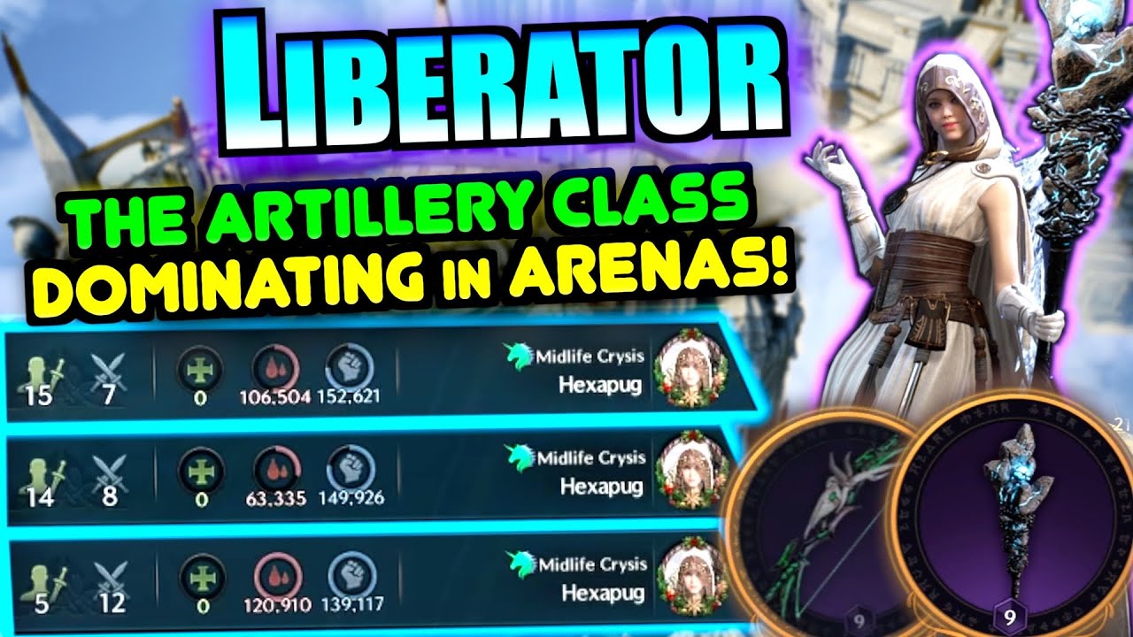 LIBERATOR ARTILLERY CLASS DOMINATING ARENA WINS with TALUS STAFF | PvP Play By Play
