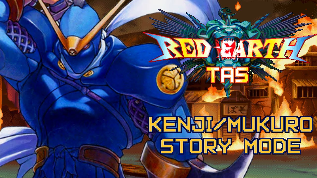[TAS] Red Earth(ウォーザード): Kenji(ムクロ) Story Mode