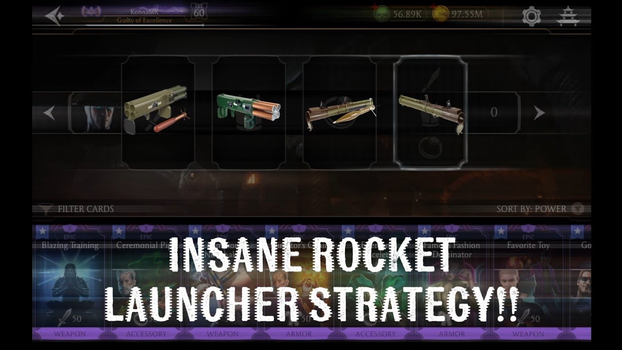 Crazy Fun Rocket Launcher Strategy!! MK Mobile 7.0.1