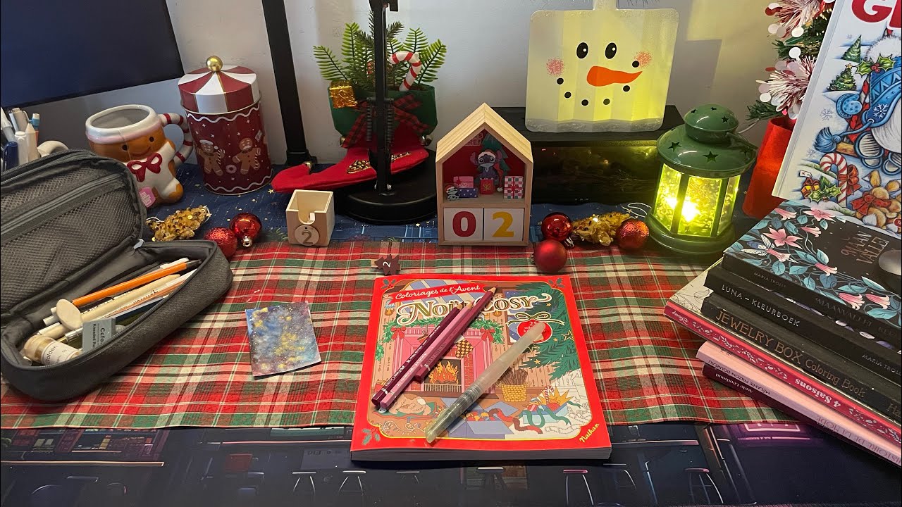 O'Colo Hohoho jour 2 : mes indispensables colo, exemples, démo fond galaxie, colo et livre de Noël